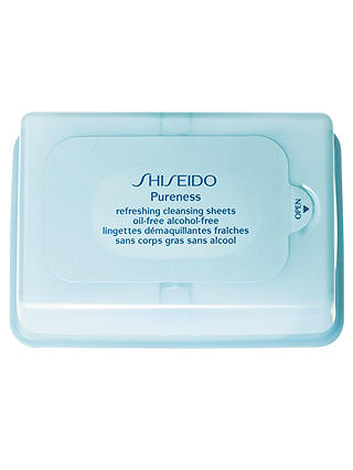 Shiseido Pureness Refreshing Cleansing Sheets Oil-Free