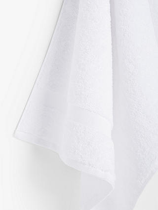 John Lewis Egyptian Cotton Face Cloth (Set of 2), White