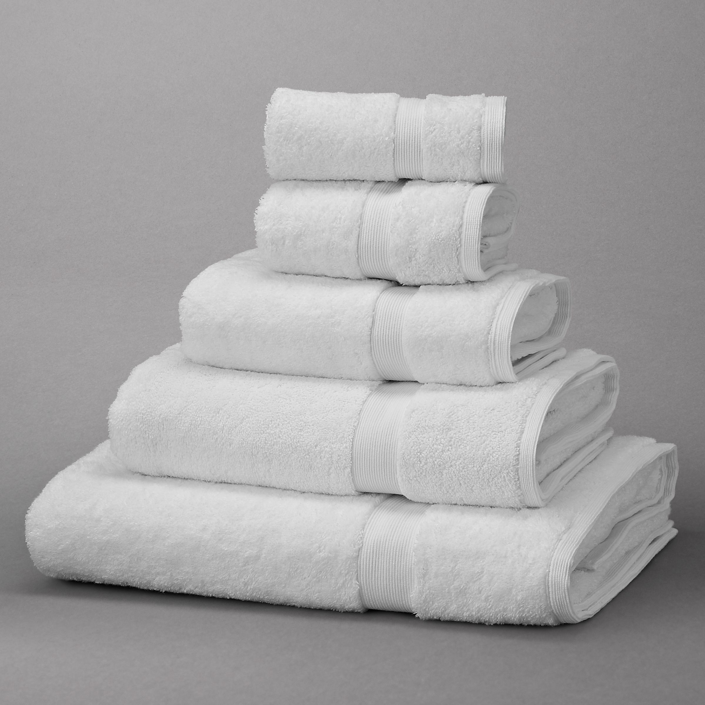 John Lewis Egyptian Cotton Towels, White