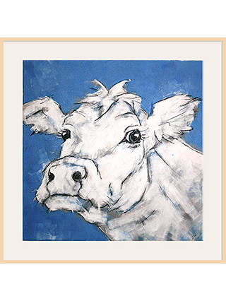 Nicola King - Cow On Blue