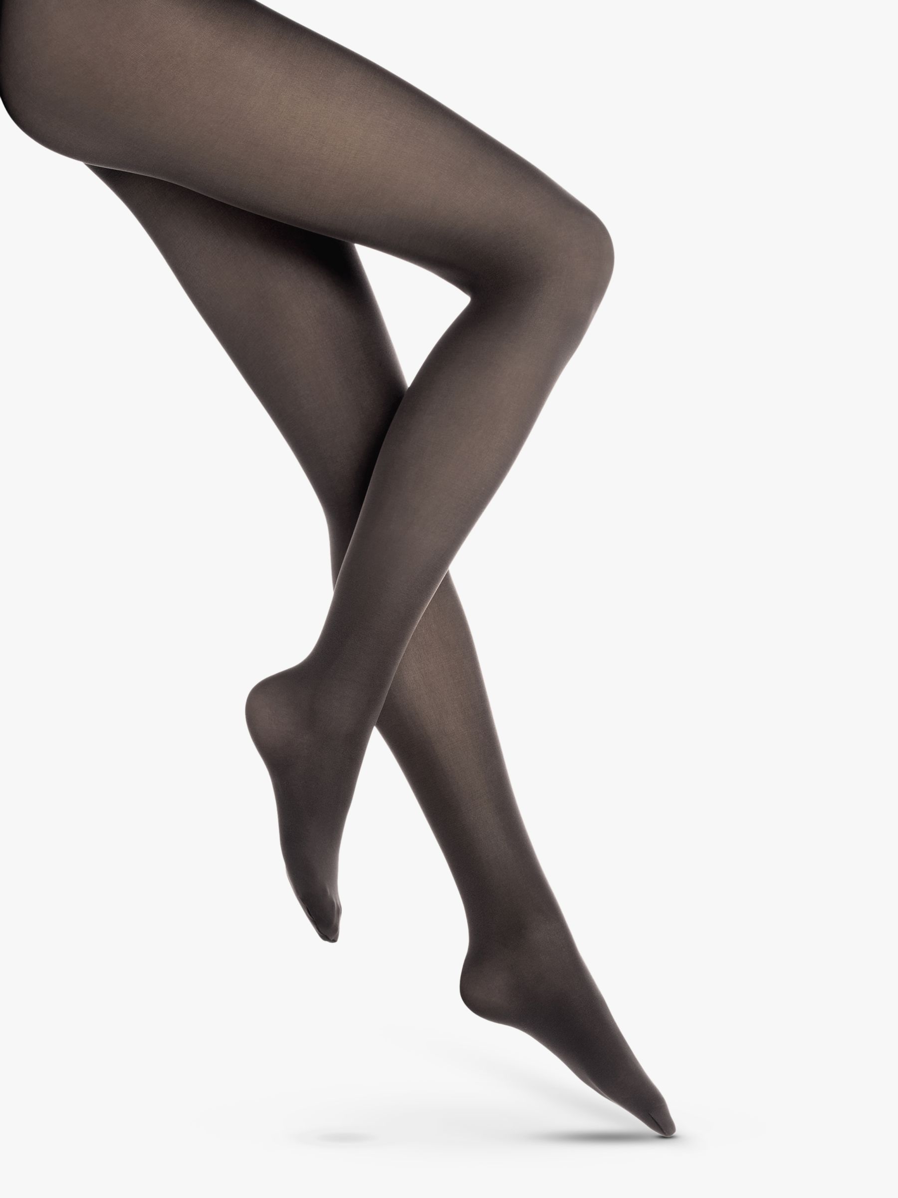 Wolford Velvet De Luxe 50 Denier Opaque Tights, Anthracite at John Lewis &  Partners