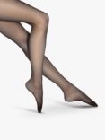 Wolford Individual 10 Denier Tights, Nearly Black