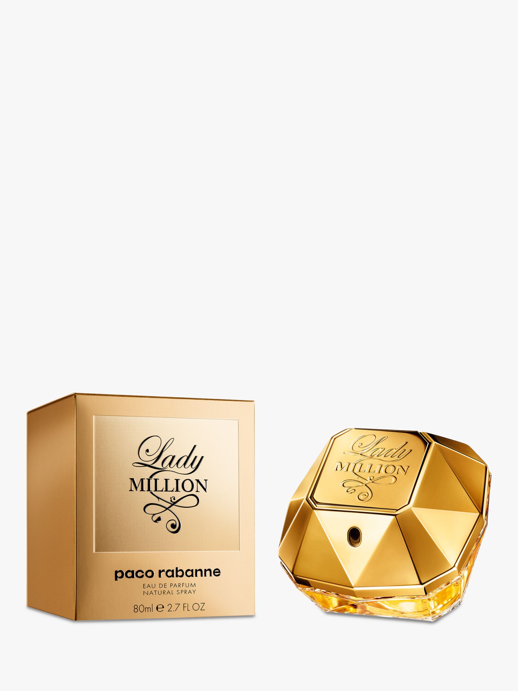 Rabanne Lady Million Eau de Parfum, 80ml at John Lewis & Partners