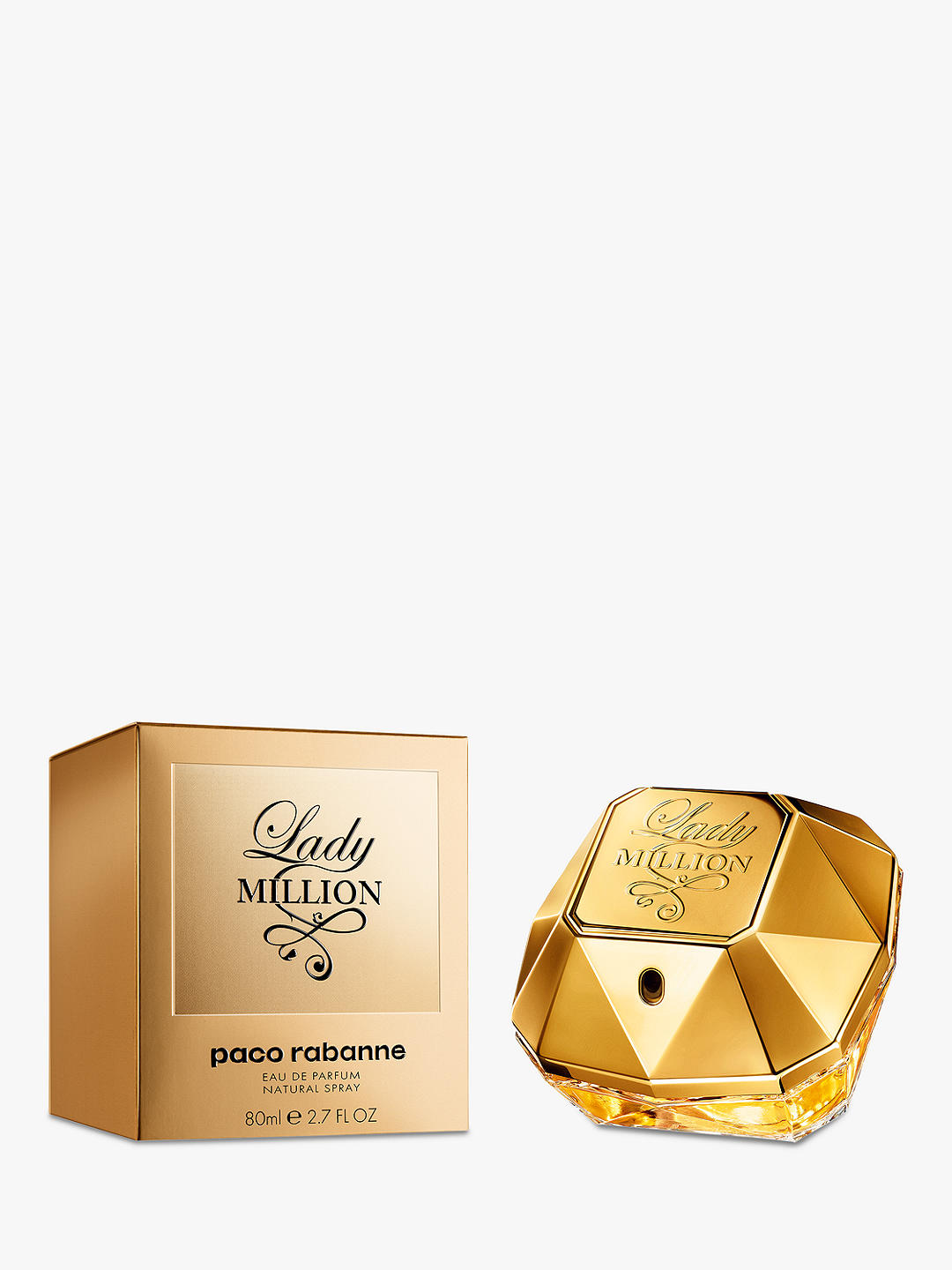 Paco Rabanne Lady Million Eau de Parfum, 80ml at John Lewis & Partners