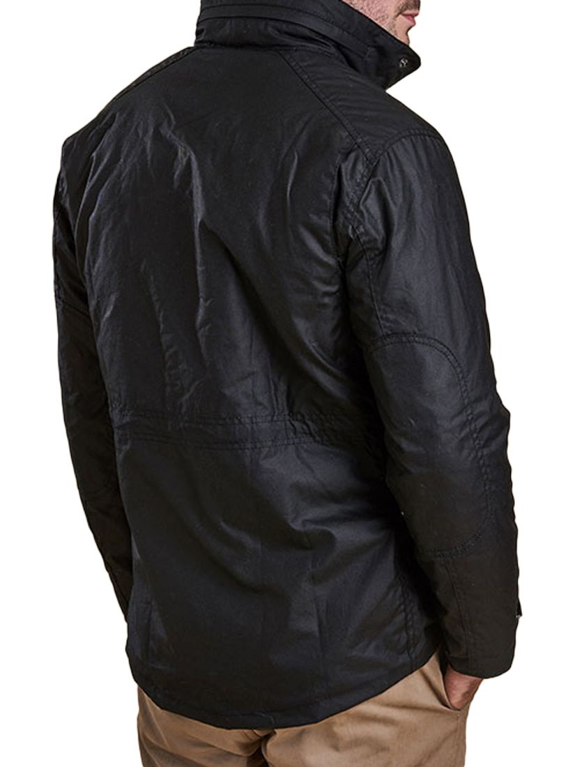 barbour sapper jacket black