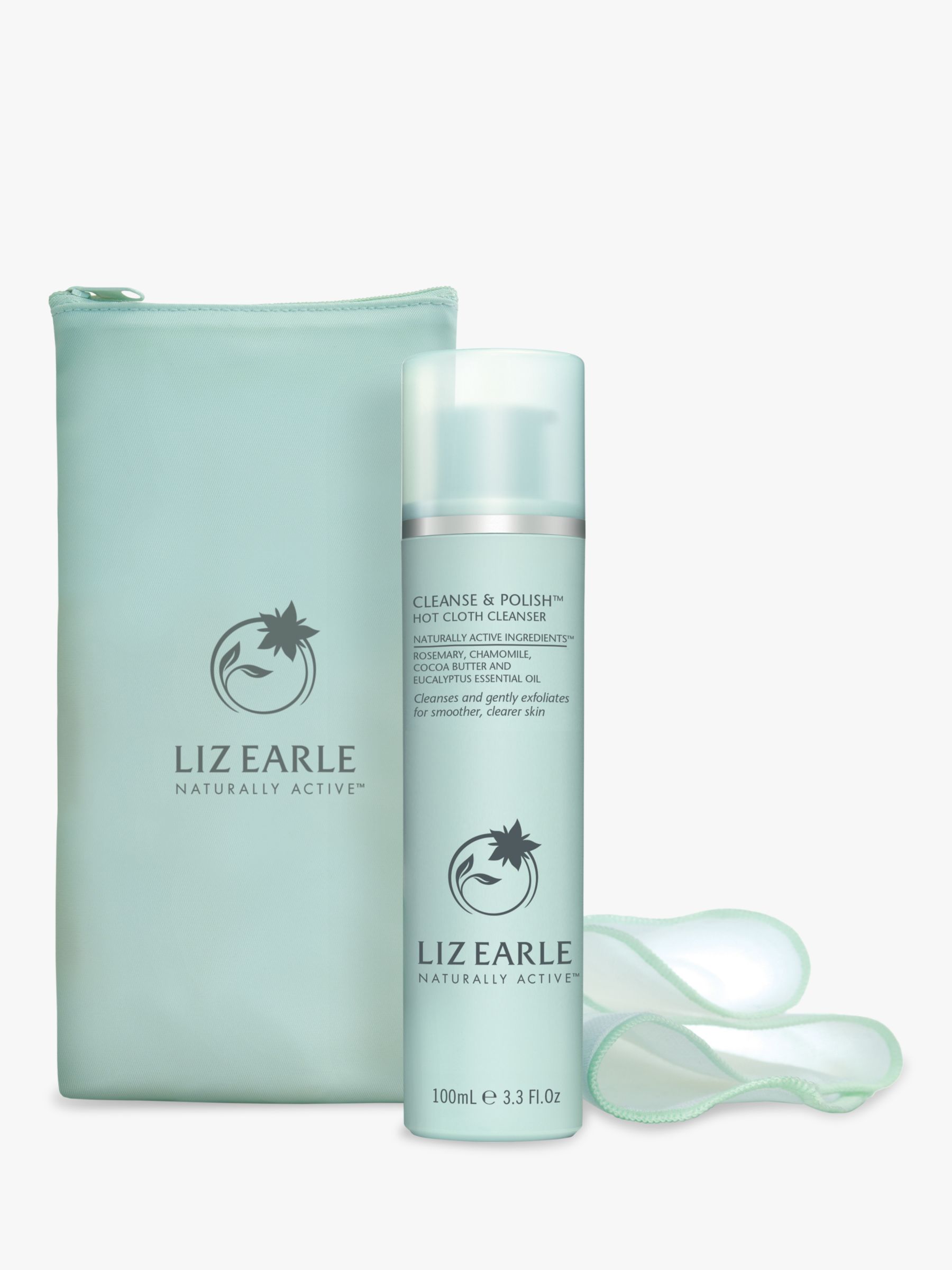 Liz Earle Cleanse And Polish™ Hot Cloth Cleanser 100ml With 2 Muslin