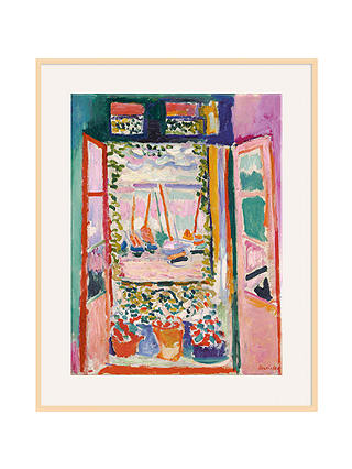 Henri Matisse - The Open Window Ash Wood Framed Print
