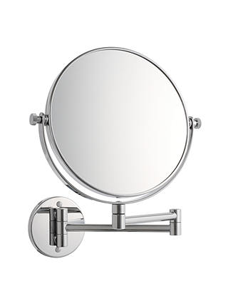 Extending Magnifying Mirror, John Lewis Wall Mounted Magnifying Mirror With Light