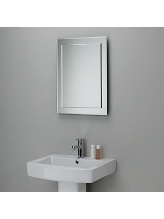 John Lewis & Partners Duo Wall Bathroom Mirror, 60 x 45cm