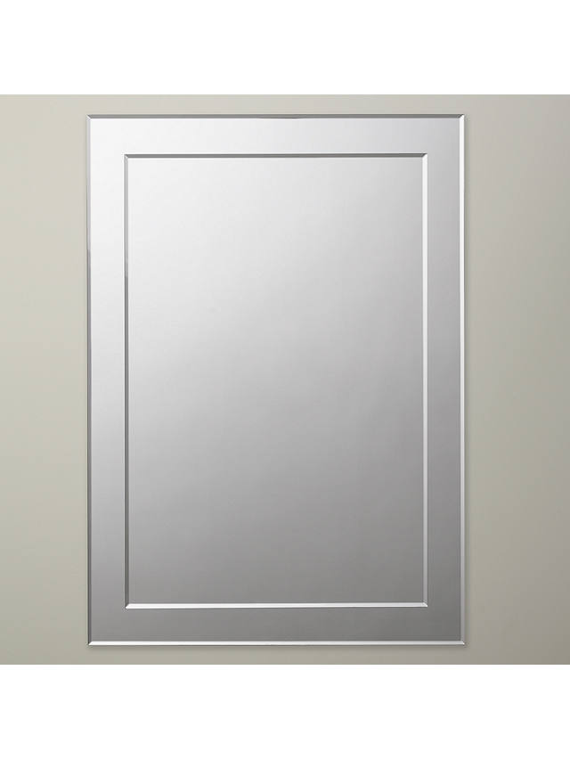 John Lewis & Partners Duo Wall Bathroom Mirror, 70 x 50cm