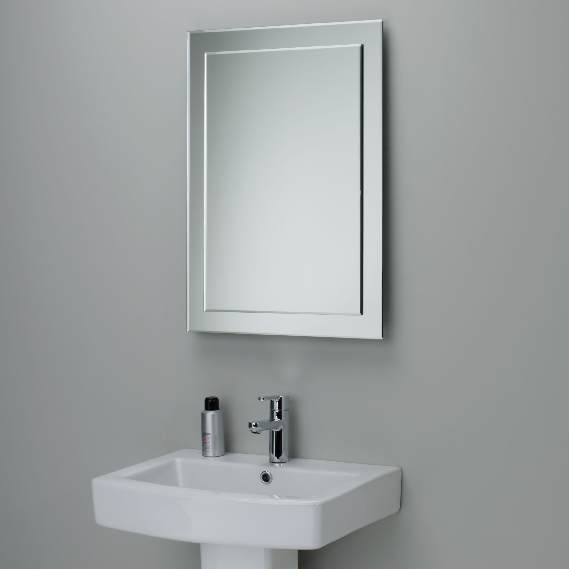  John  Lewis  Duo Wall Bathroom Mirror 70 x 50cm at John  Lewis 