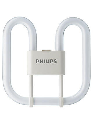 Philips 16W GR8 2-PIN PLQ-2D  Energy Saver Bulb, Opal