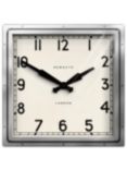 Newgate Clocks Quad Wall Clock, 40cm, Silver