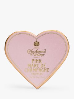 Charbonnel et Walker Mini Pink Heart Champagne Truffles, 34g
