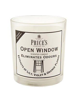 Price's Open Window Candle in Jar