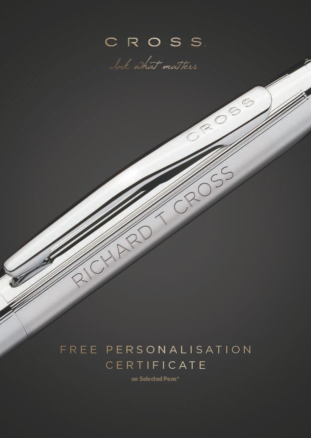 Cross Townsend Fountain Pen Lustrous Chrome At John Lewis Partners