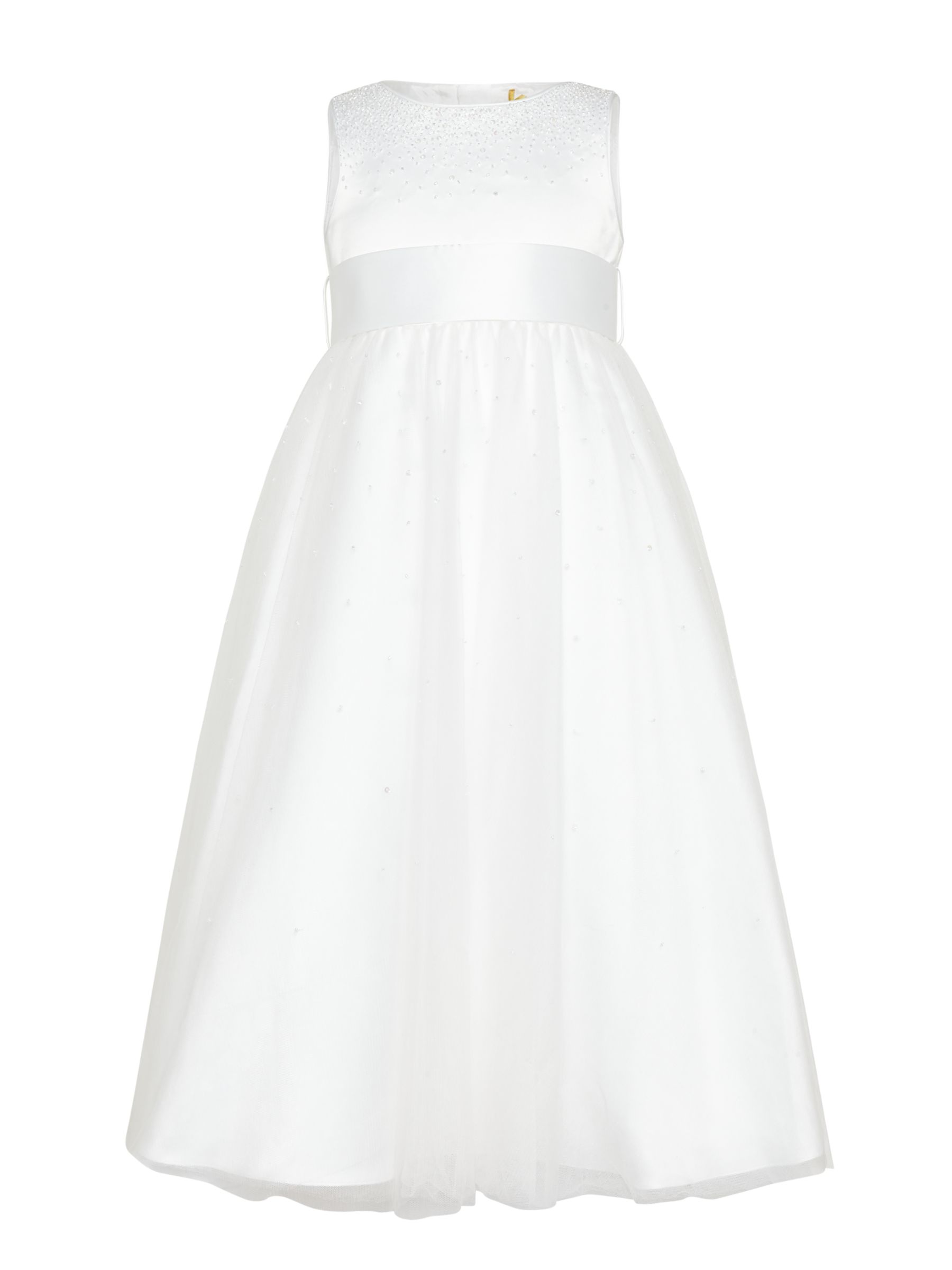 John Lewis  Heirloom Collection Kids' Fairy Bridesmaid Dress, Ivory, 2 years