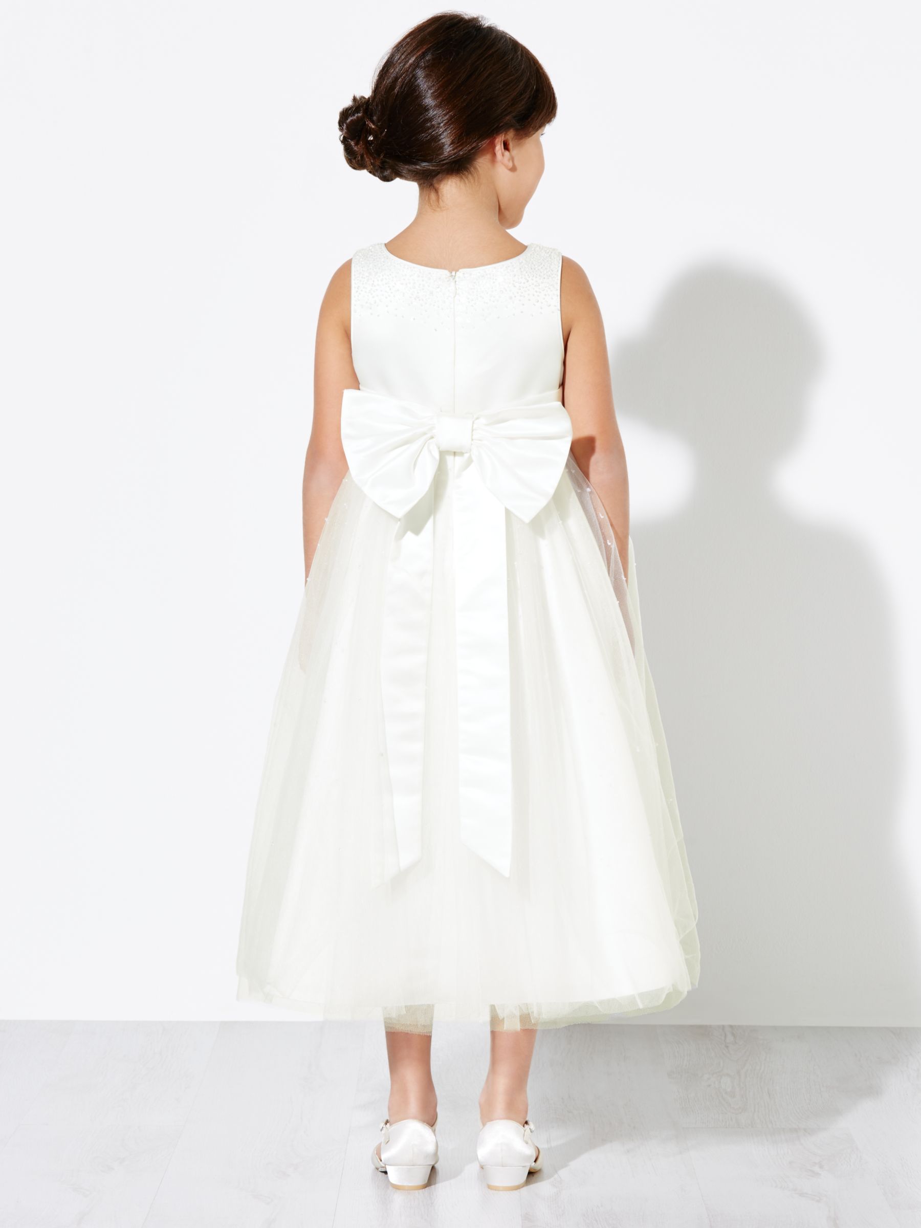 John Lewis  Heirloom Collection Kids' Fairy Bridesmaid Dress, Ivory, 2 years