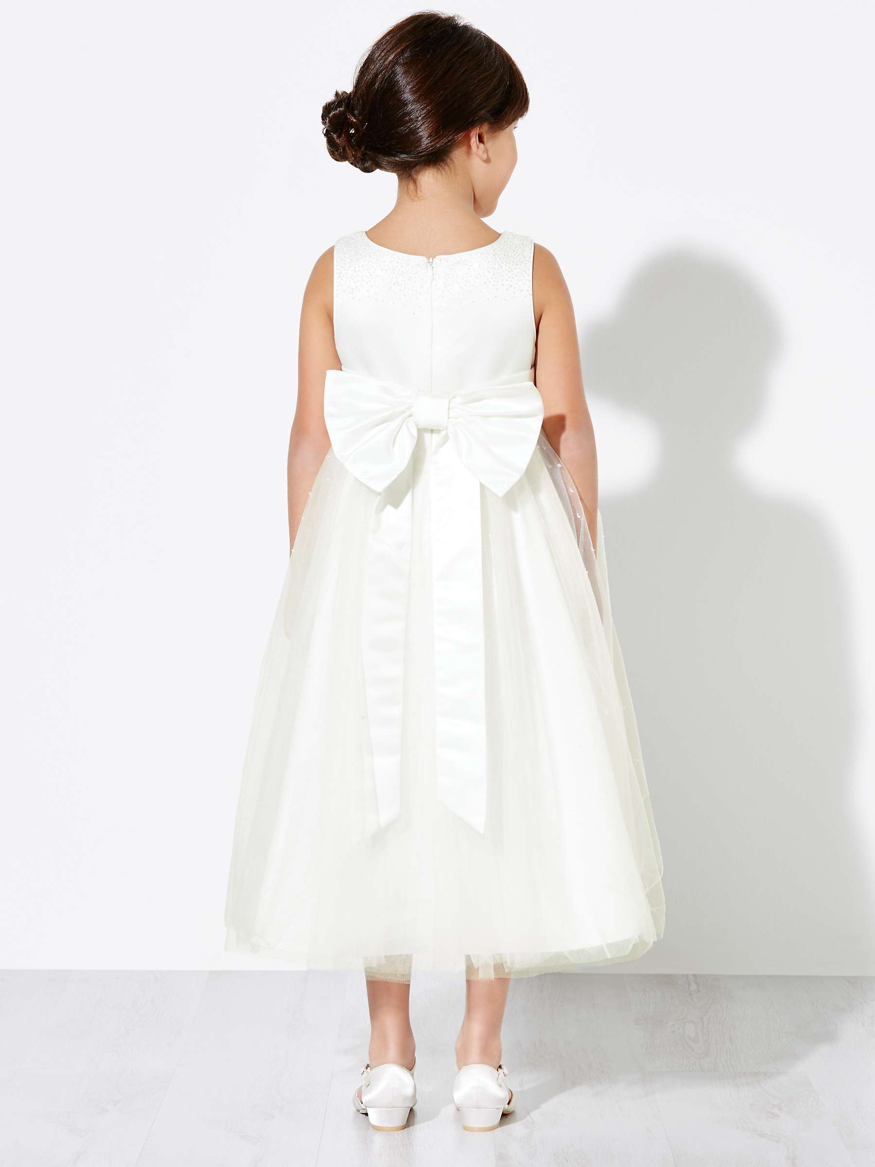 Buy John Lewis Kids' Fairy Bridesmaid Dress, Ivory Online at johnlewis.com