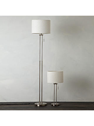 Preston Table And Floor Lamp Duo, Black Table And Floor Lamp Set