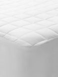 John Lewis & Partners Natural Cotton Quilted Mattress Protector