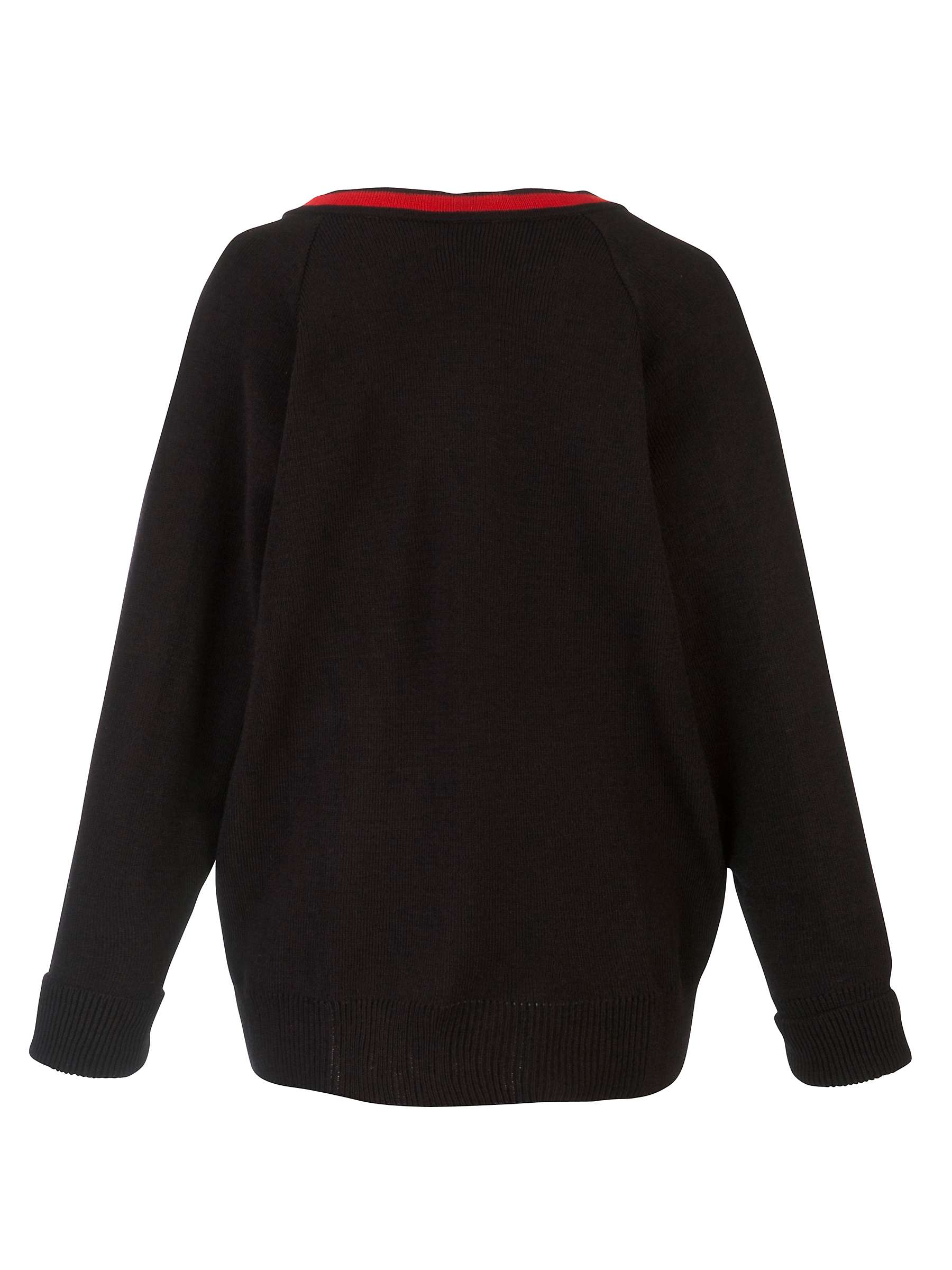 Buy Lady Margaret School Girls' Jumper, Black/Red Online at johnlewis.com