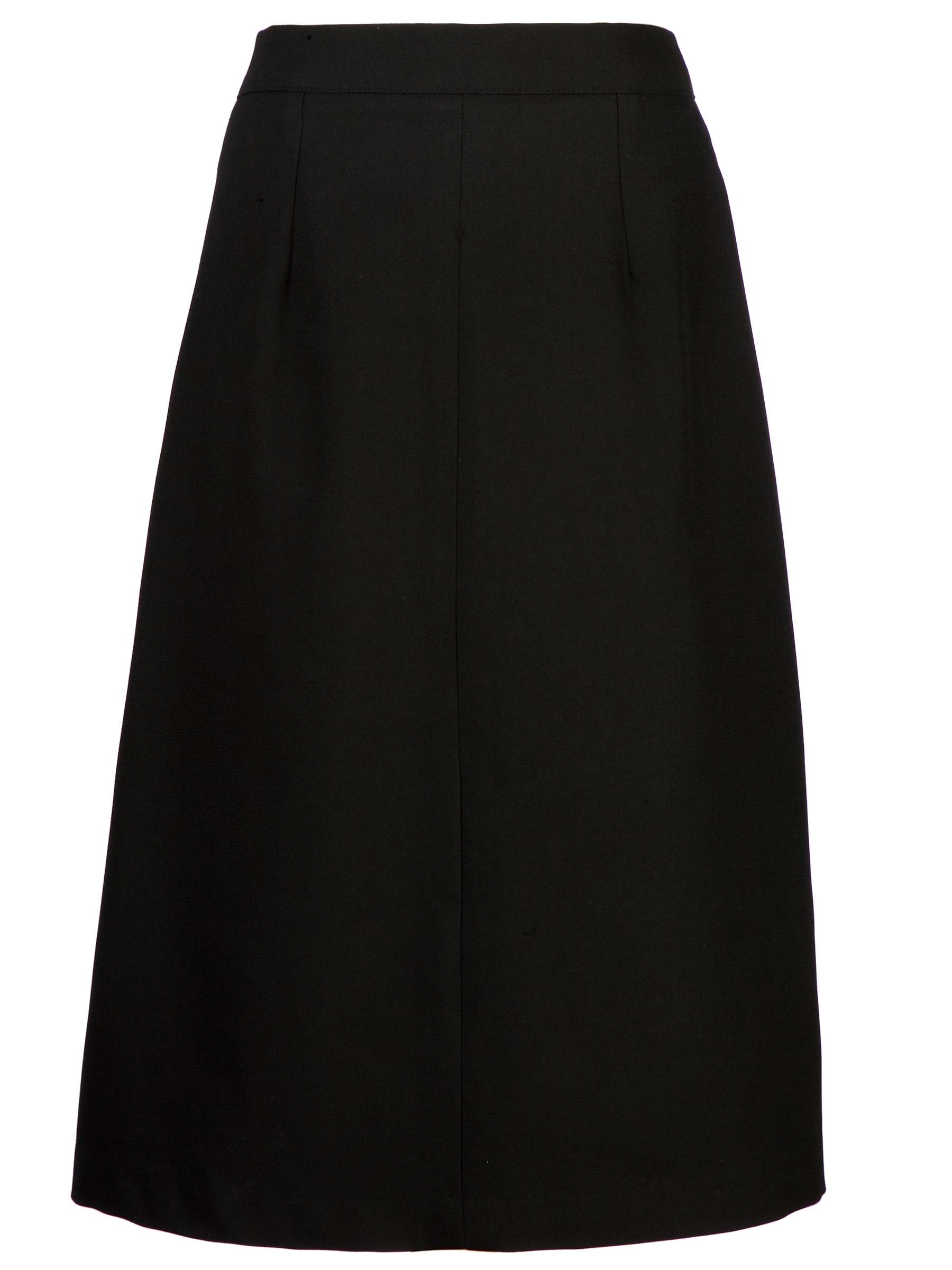 Buy Girls' School A-Line Skirt, Black Online at johnlewis.com
