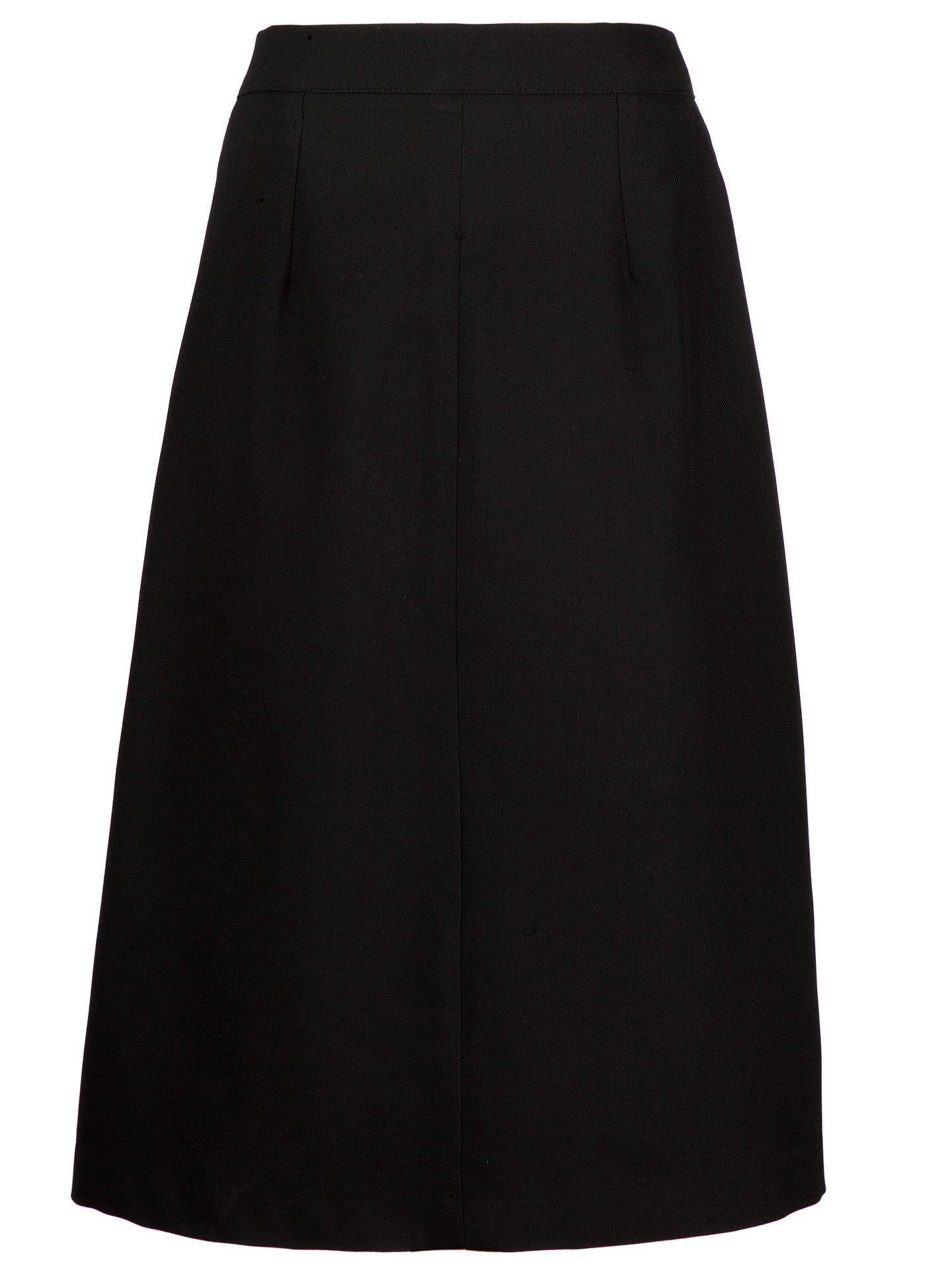 Girls' School A-Line Skirt, Black at John Lewis & Partners
