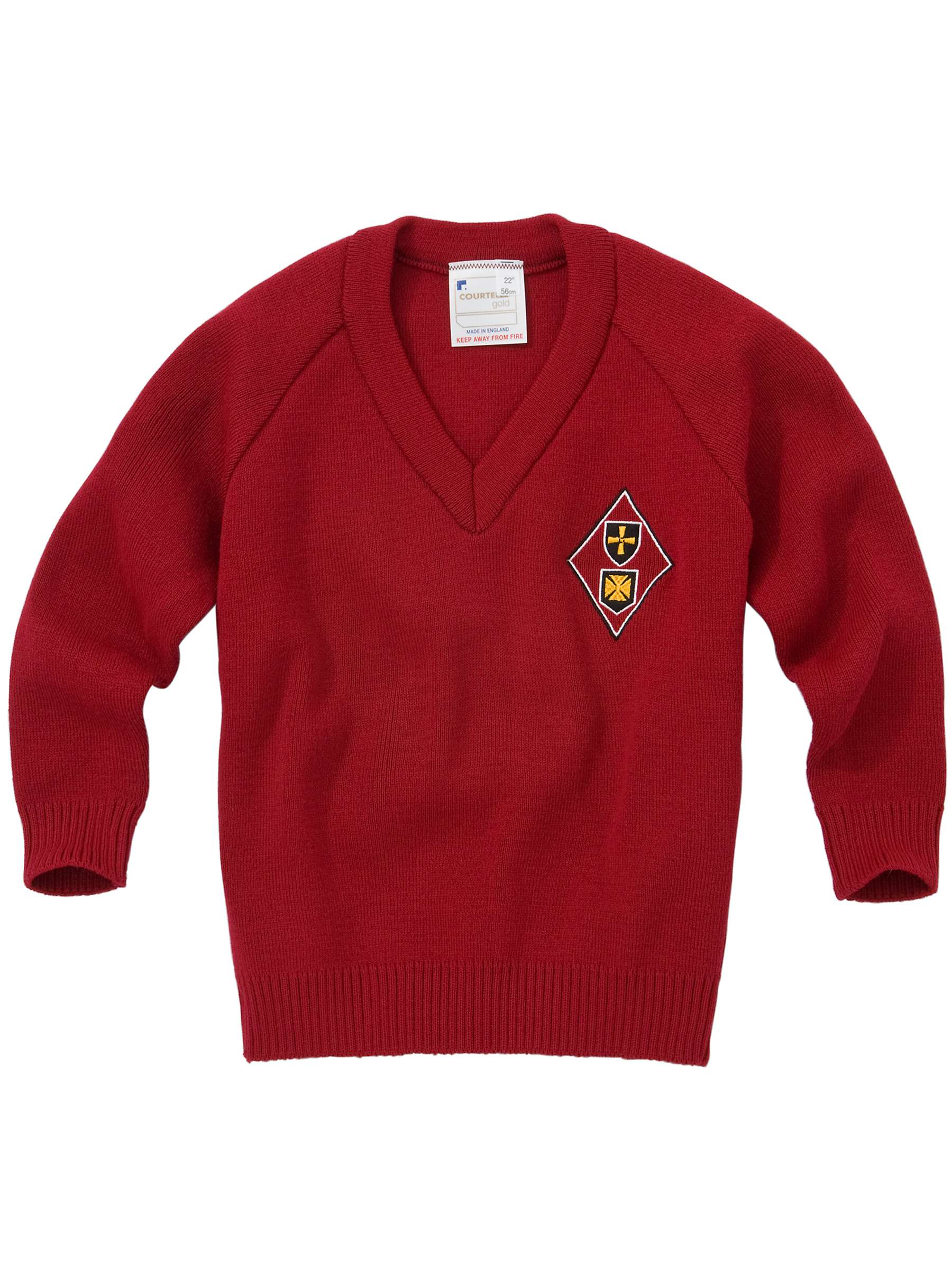 Buy Dame Allan's School Nursery and Reception and Years 1-6 Unisex Pullover, Red Online at johnlewis.com