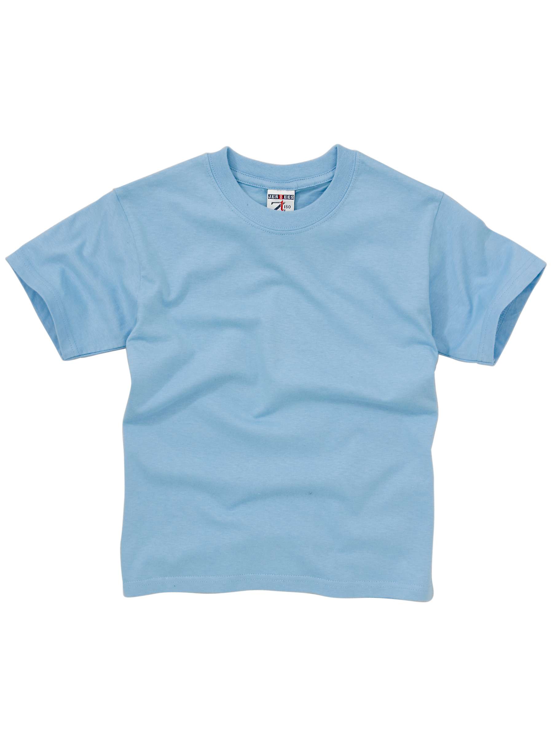 School Unisex T-Shirt, Sky Blue at John Lewis & Partners