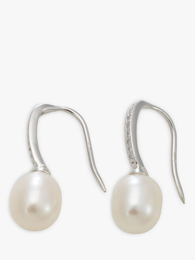Lido Cubic Zirconia Freshwater Pearl Earrings