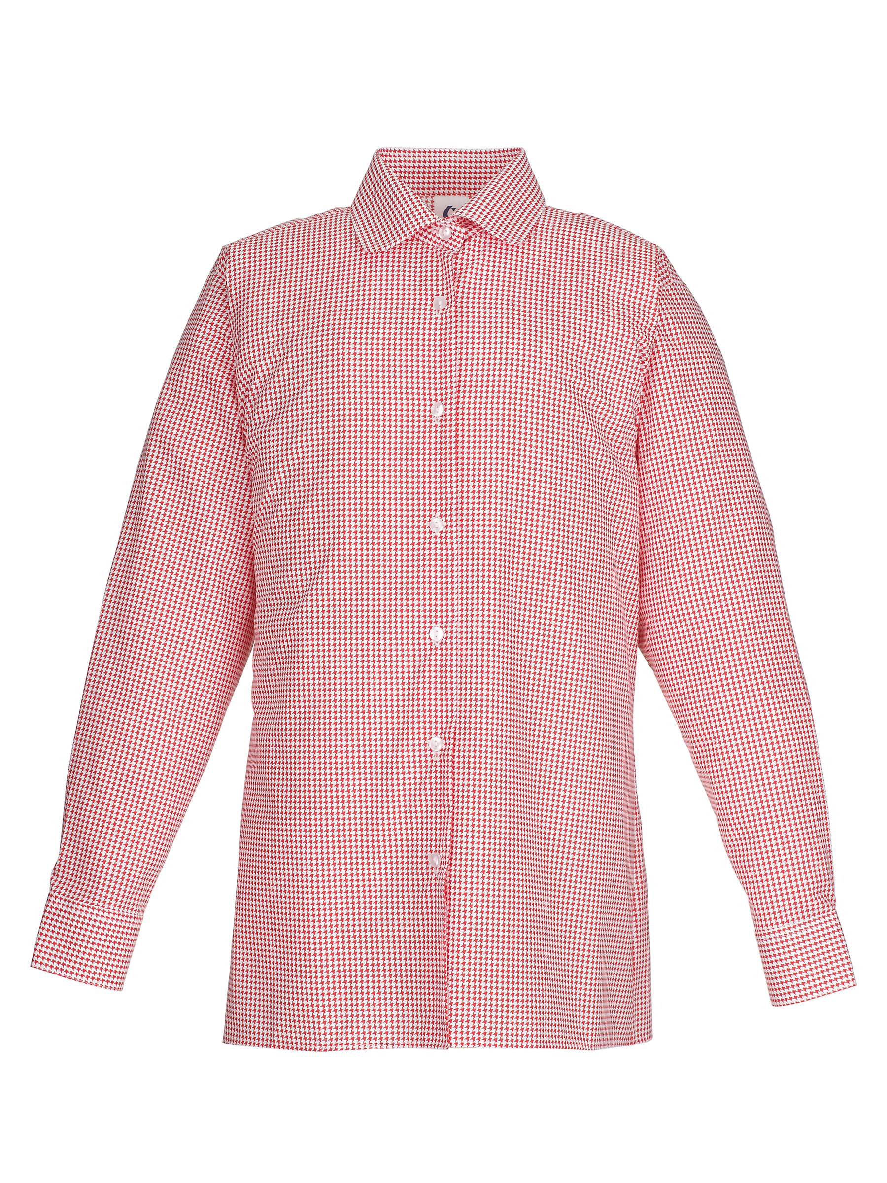 Buy School Girls' Long Sleeve Blouse, Pack of 2, Red/White Online at johnlewis.com