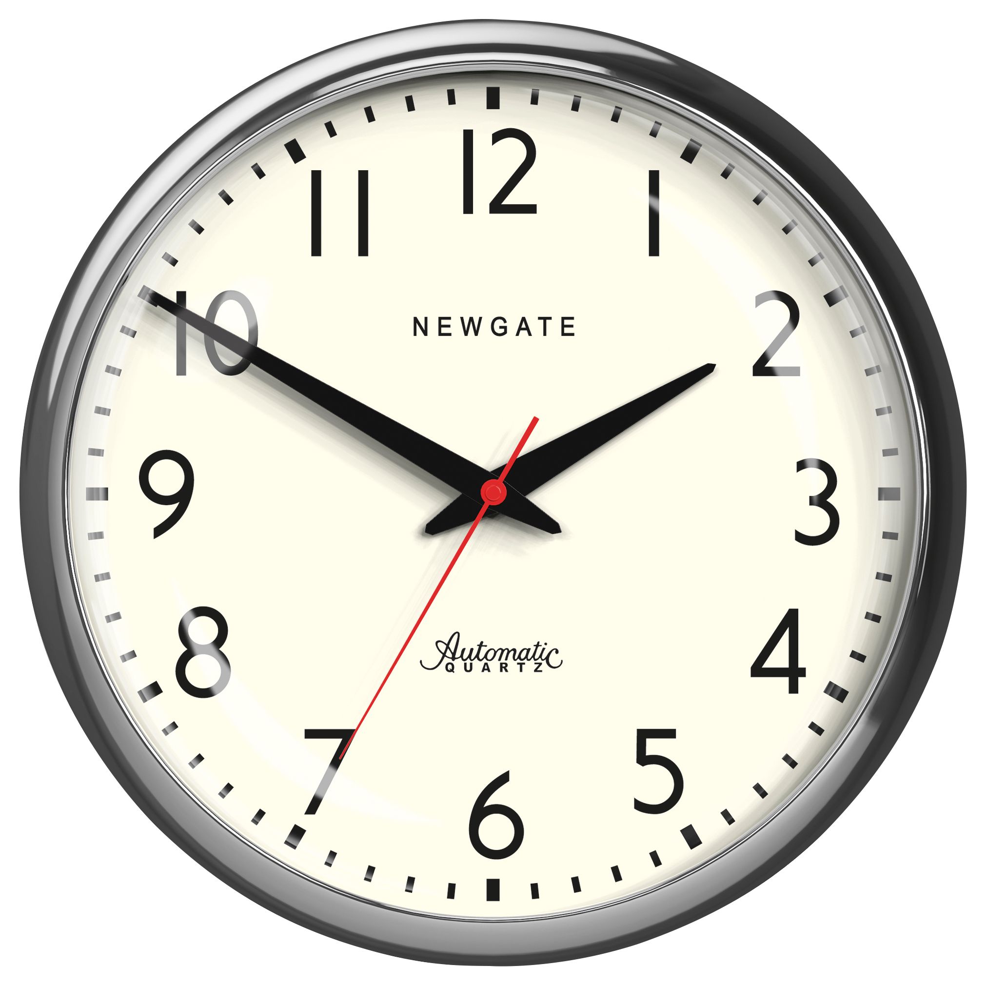 Newgate Watford Wall Clock Dia 40cm at John  Lewis  Partners