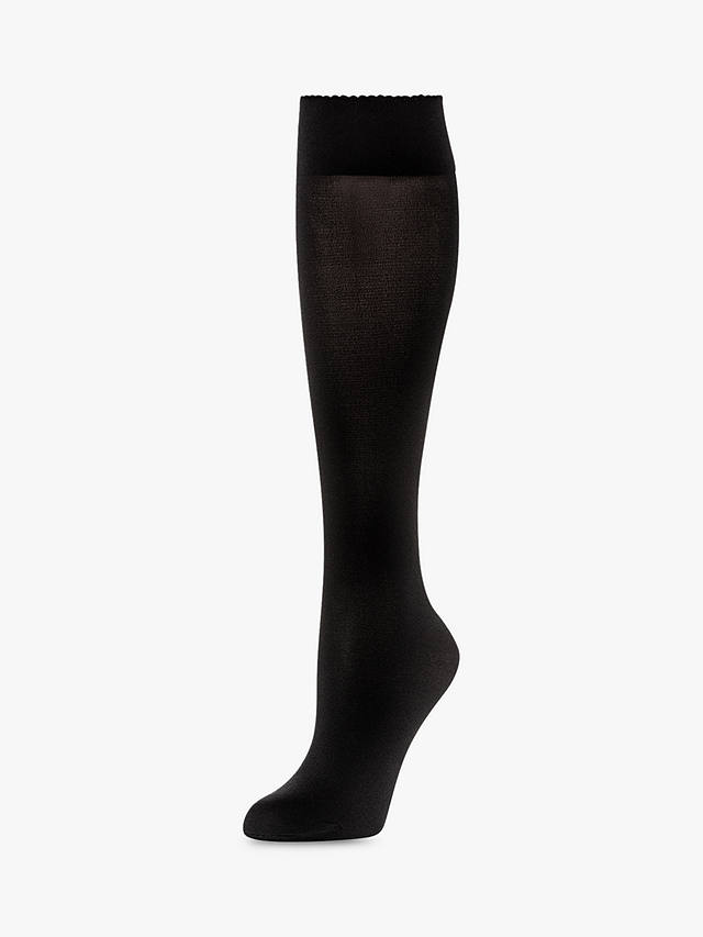 Wolford Velvet de Luxe 50 Knee Highs,  Black