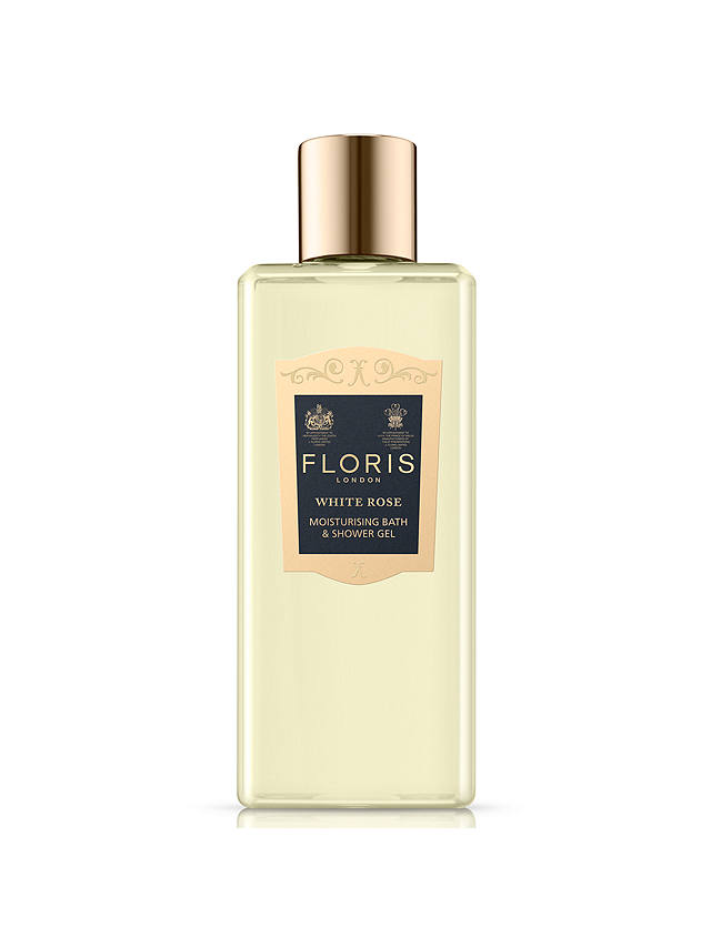 Floris White Rose Moisturising Bath and Shower Gel, 250ml 2