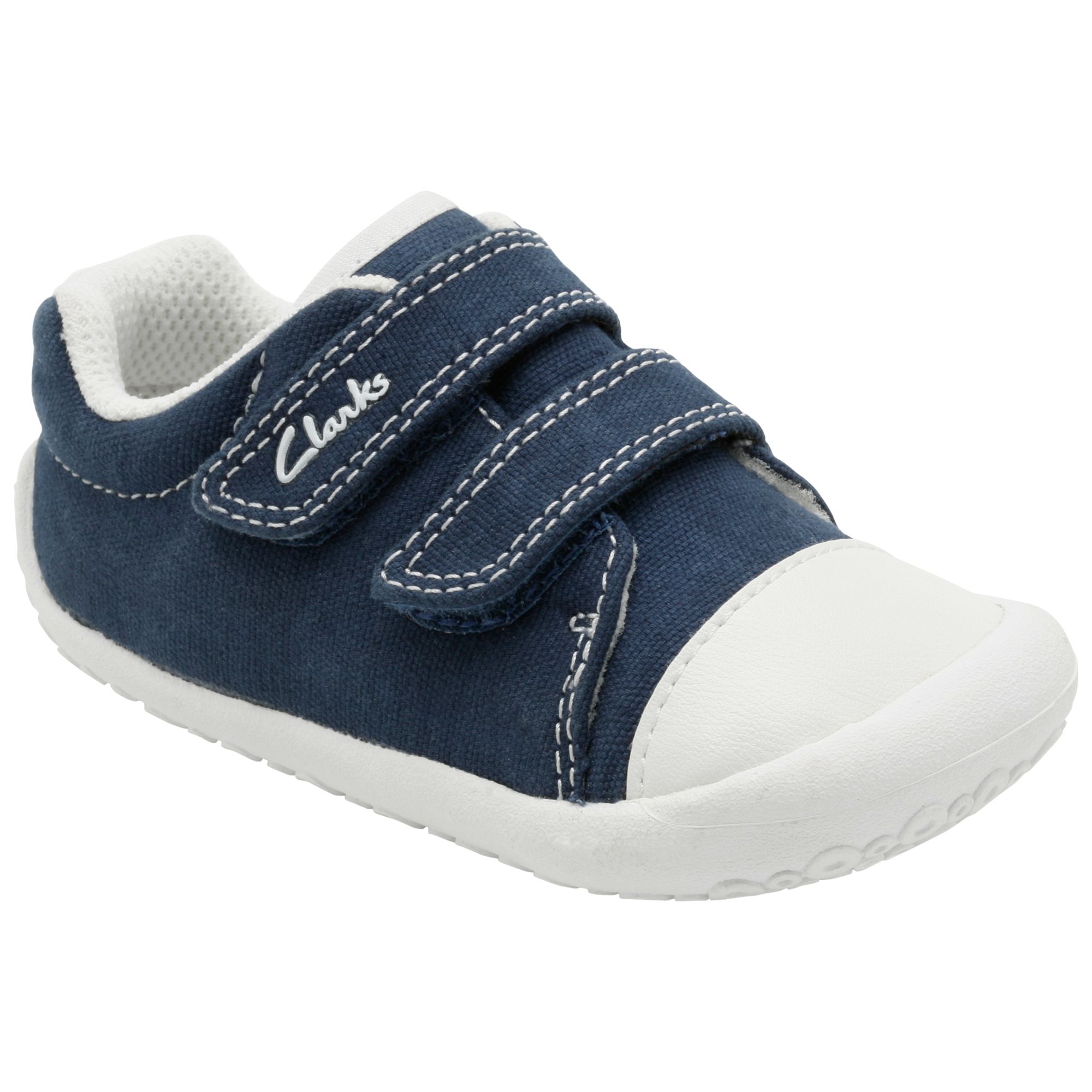 clarks canvas baby shoes
