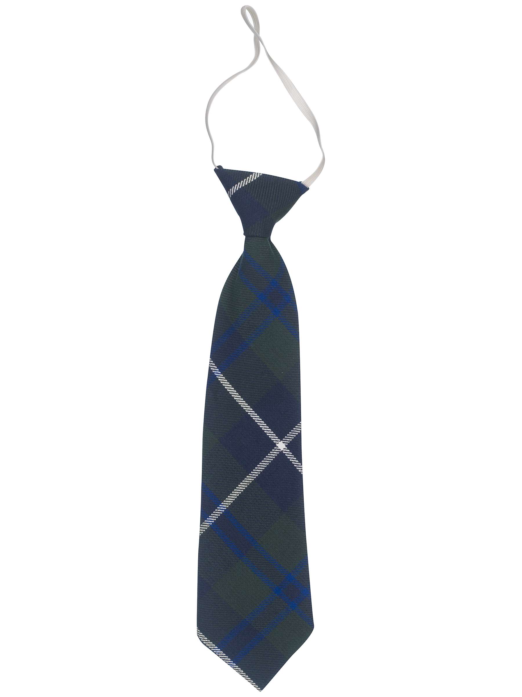 Buy School Boys' Winter Elastic Tie, Tartan Online at johnlewis.com
