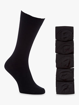 John Lewis & Partners Cotton Rich Socks, Pack of 5