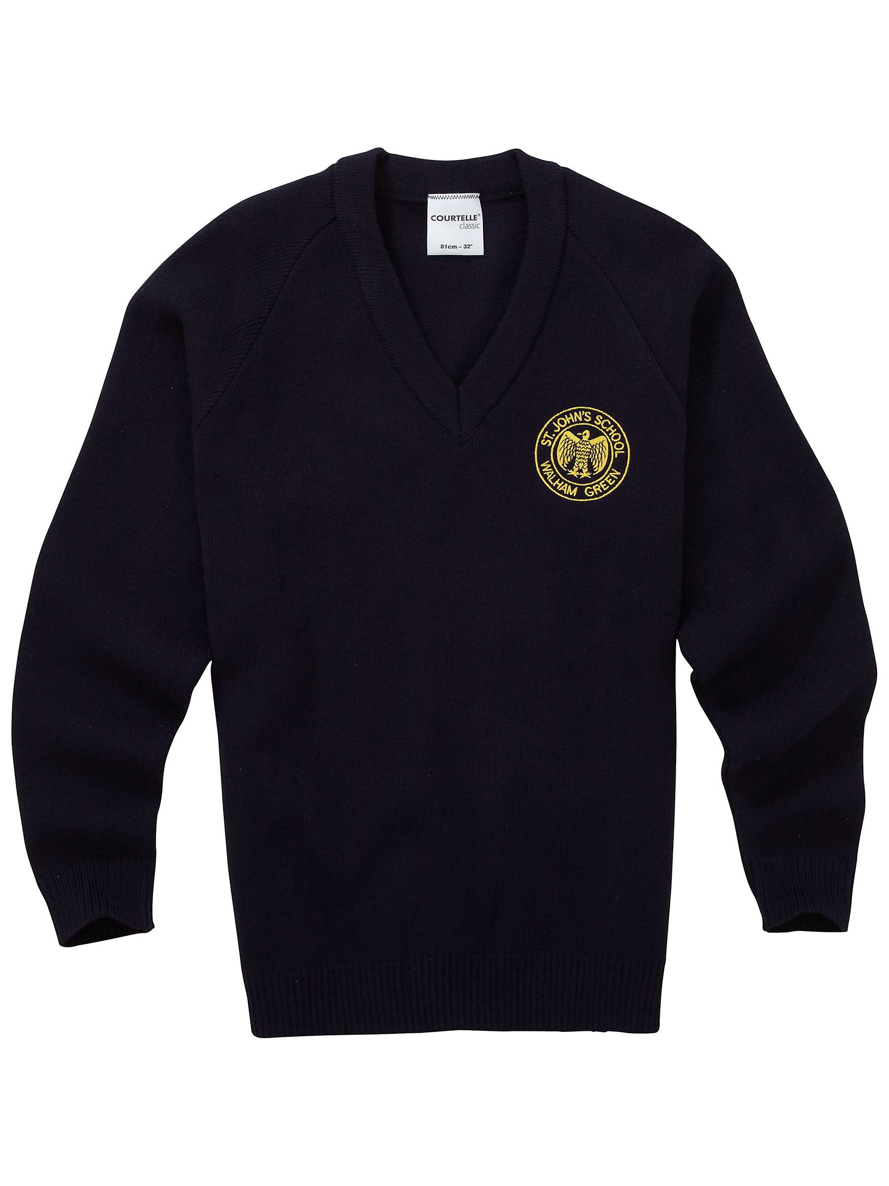 Buy St John's Walham Green CE Primary School Boys' Pullover, Navy Online at johnlewis.com