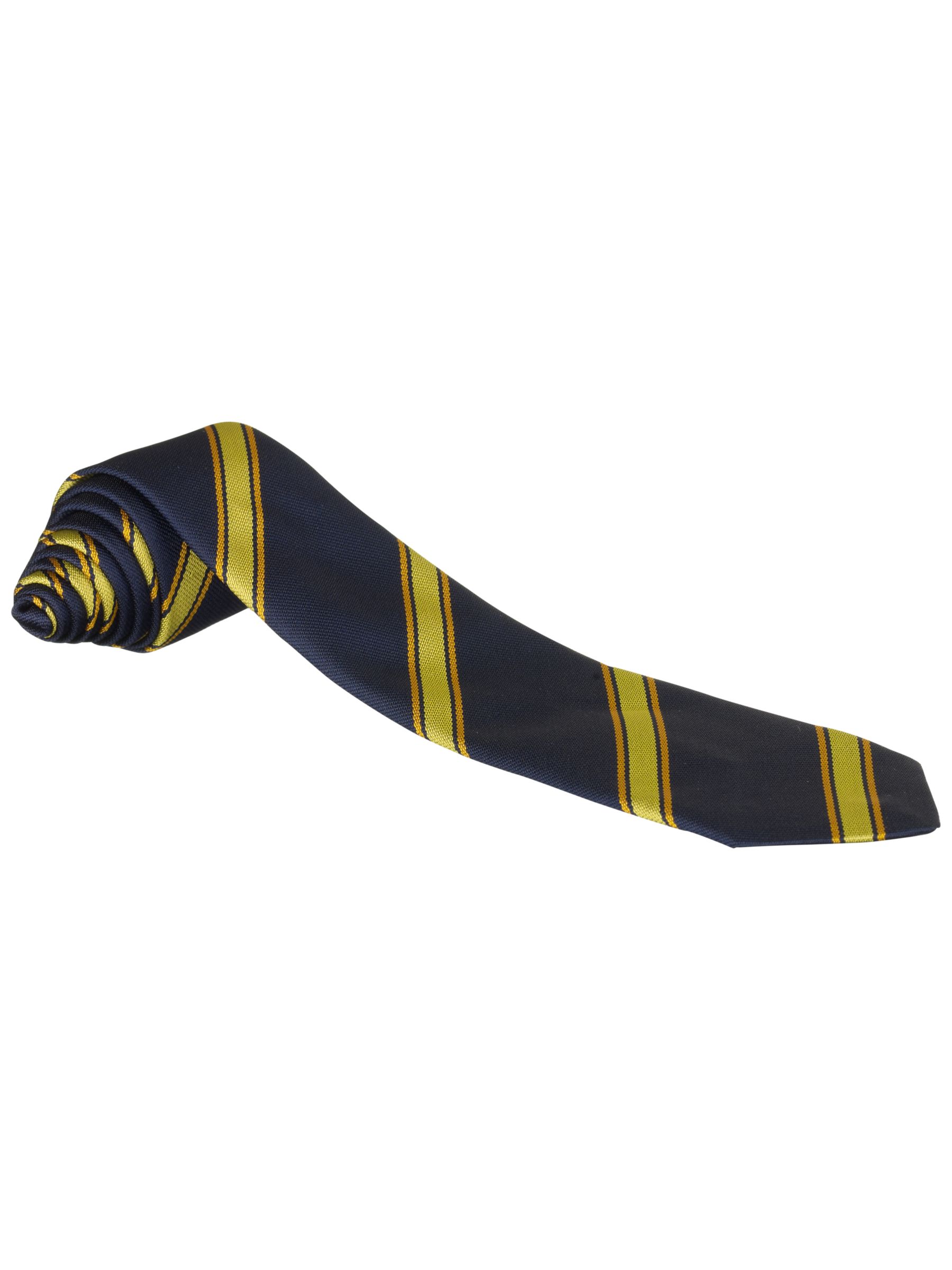 Navy And Gold Tie | John Lewis & Partners