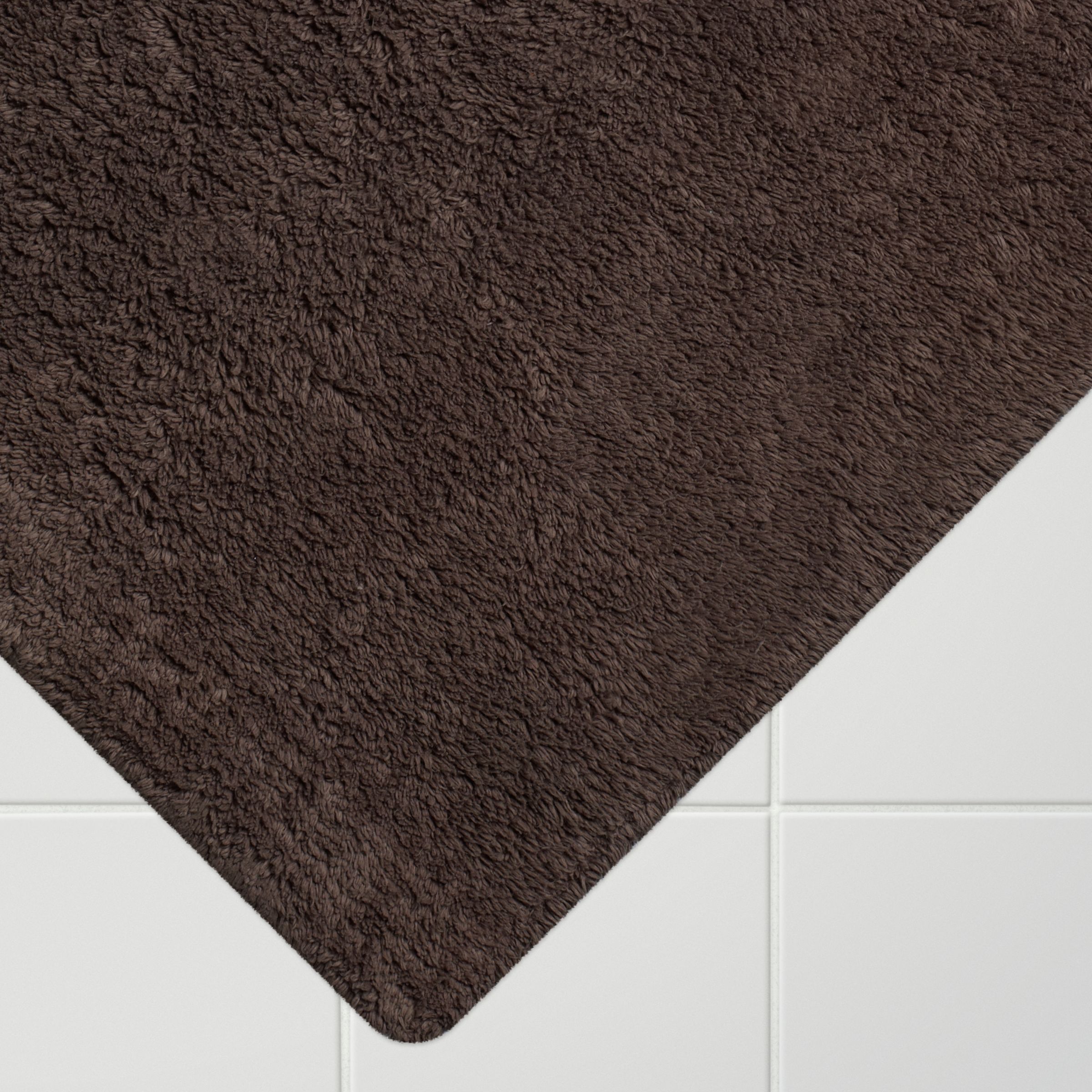 John Lewis Supima Deep Pile Reversible Bath Mat At John Lewis