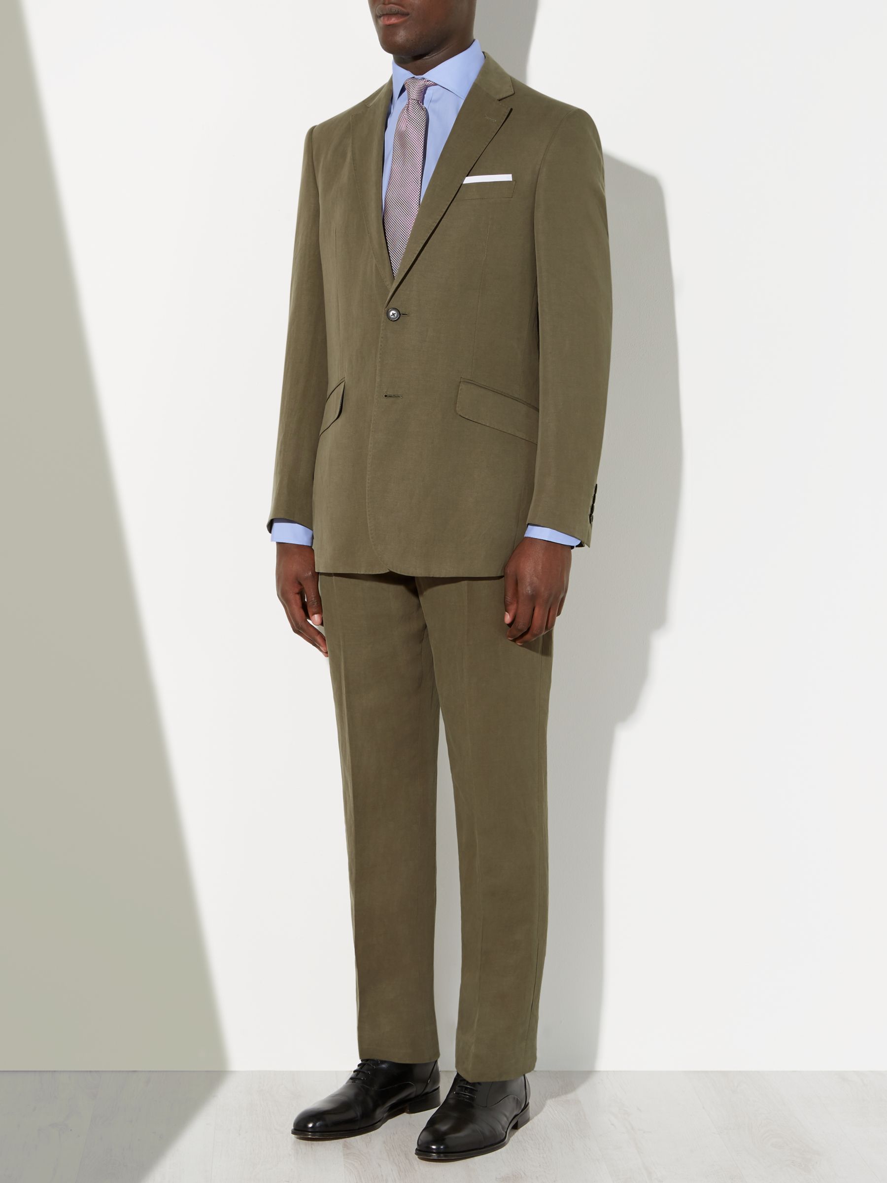 Buy John Lewis Silk and Linen Suit Jacket, Mink | John Lewis