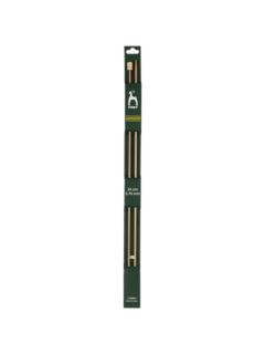 Pony 33cm Bamboo Knitting Needles, Pack of 2, 4mm