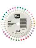 Prym Pearl Head Pins, Various Colours, 38mm, Wheel of 40