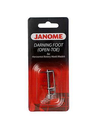 Janome Open Toe Embroidery Darning Foot
