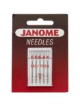 Janome Standard Sewing Needles, Assorted, Pack of 5
