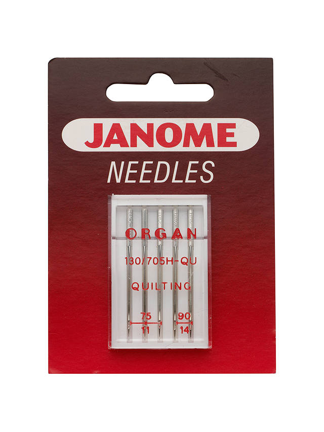 Janome Quilting Needles, Assorted Sizes, Pack of 5