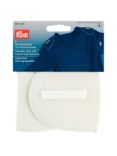 Prym White Set-In Shoulder Pads With Hook And Loop, Small