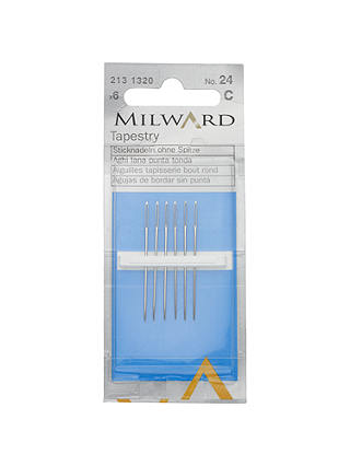 Milward Tapestry Needles Size 24 