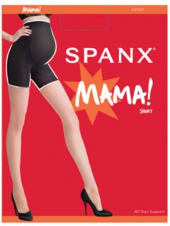 Spanx Power Mama Maternity Mid-Thigh Shaper Shorts, Nude, S